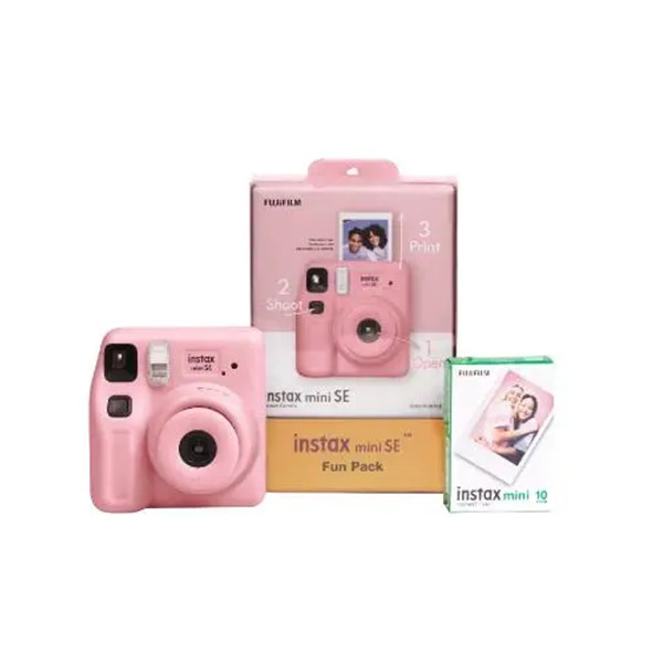 Fujifilm Instax Mini SE Fun Pack Instant Camera Light Pink, mobiles, lebanon, samsung, iphones, new, used, laptops, computers, huawei, phone, mobile prices in lebanon,mobile prices
