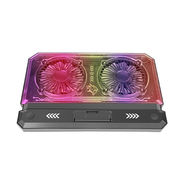 Porodo Gaming Crystal Shell Laptop Adjustable Cooling Stand - Black - mobile shop in Hamra, Beirut, Lebanon. New and used phones, iPhone, Samsung, Huawei, Xiaomi, Oppo, Realme, Honor, Google Pixel, tablets, laptops, computers, and accessories. متجر موبايلات في الحمرا، بيروت، لبنان. هواتف جديدة ومستعملة، آيفون، سامسونج، هواوي، شاومي، أوبو، ريلمي، هونر، جوجل بيكسل، أجهزة لوحية، لابتوبات، كمبيوترات، واكسسوارات.