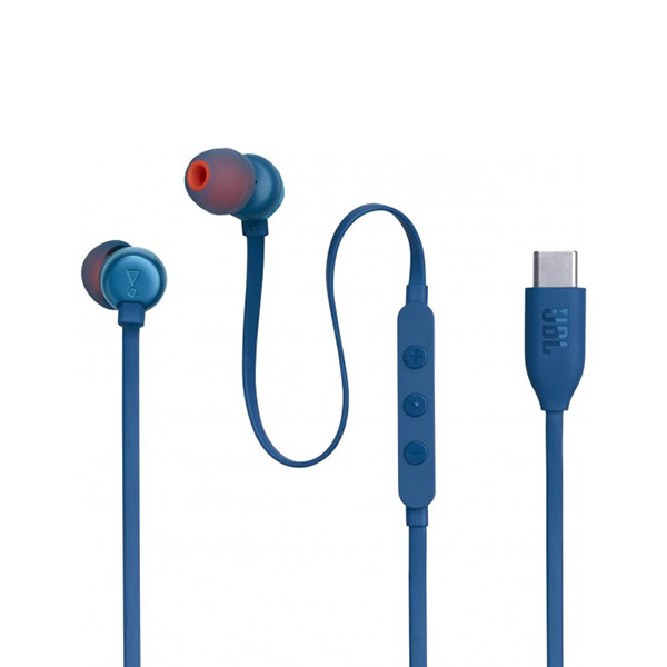 JBL T310C USB-C Wired Earphones - Blue, mobiles, lebanon, samsung, iphones, new, used, laptops, computers, huawei, phone, mobile prices in lebanon,mobile prices