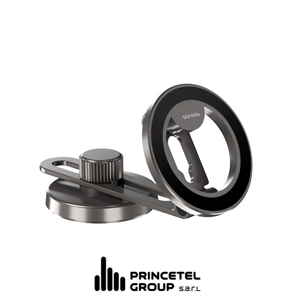 Porodo Magesafe Magnet  Mount with Double folding and 360 " rotation -  Black - mobile shop in Hamra, Beirut, Lebanon. New and used phones, iPhone, Samsung, Huawei, Xiaomi, Oppo, Realme, Honor, Google Pixel, tablets, laptops, computers, and accessories. متجر موبايلات في الحمرا، بيروت، لبنان. هواتف جديدة ومستعملة، آيفون، سامسونج، هواوي، شاومي، أوبو، ريلمي، هونر، جوجل بيكسل، أجهزة لوحية، لابتوبات، كمبيوترات، واكسسوارات.