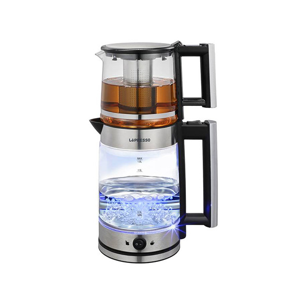 LePresso 1.8L  Electric Kettle  with  1.2L Turkish Tea Maker - Black, mobiles, lebanon, samsung, iphones, new, used, laptops, computers, huawei, phone, mobile prices in lebanon,mobile prices