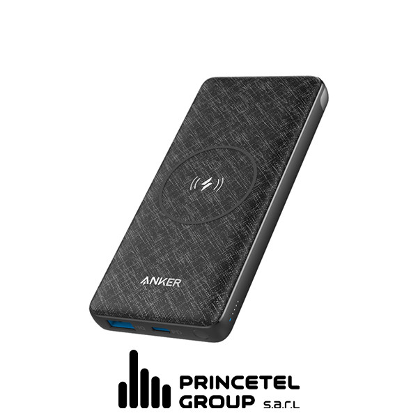 Anker 10W Max Wireless PowerBank - mobile shop in Hamra, Beirut, Lebanon. New and used phones, iPhone, Samsung, Huawei, Xiaomi, Oppo, Realme, Honor, Google Pixel, tablets, laptops, computers, and accessories. متجر موبايلات في الحمرا، بيروت، لبنان. هواتف جديدة ومستعملة، آيفون، سامسونج، هواوي، شاومي، أوبو، ريلمي، هونر، جوجل بيكسل، أجهزة لوحية، لابتوبات، كمبيوترات، واكسسوارات.