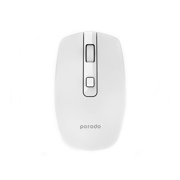 Porodo 2.4G Wireless and Bluetooth Rechargeable Mouse - White, mobiles, lebanon, samsung, iphones, new, used, laptops, computers, huawei, phone, mobile prices in lebanon,mobile prices