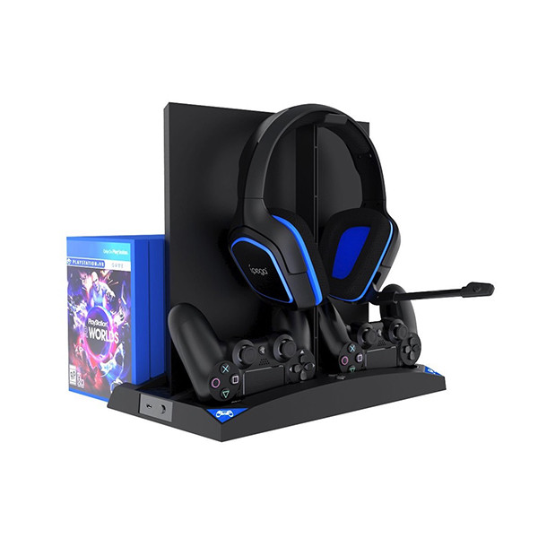 ipega PS4 Vertical Stand Cooling Fan charging headset storage, mobiles, lebanon, samsung, iphones, new, used, laptops, computers, huawei, phone, mobile prices in lebanon,mobile prices