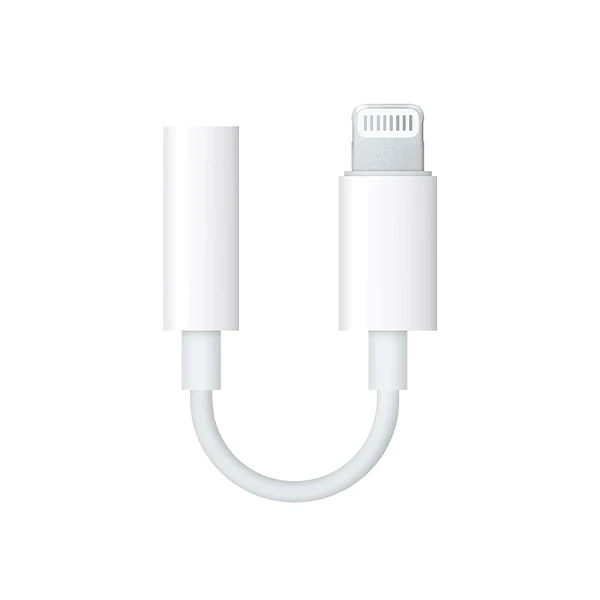Apple Lightning to headphone jack adapter white, mobiles, lebanon, samsung, iphones, new, used, laptops, computers, huawei, phone, mobile prices in lebanon,mobile prices