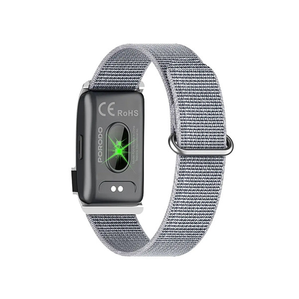 Porodo Trackfit Pro Smart Bracelet Fitness Tracker with Display App - mobile shop in Hamra, Beirut, Lebanon. New and used phones, iPhone, Samsung, Huawei, Xiaomi, Oppo, Realme, Honor, Google Pixel, tablets, laptops, computers, and accessories. متجر موبايلات في الحمرا، بيروت، لبنان. هواتف جديدة ومستعملة، آيفون، سامسونج، هواوي، شاومي، أوبو، ريلمي، هونر، جوجل بيكسل، أجهزة لوحية، لابتوبات، كمبيوترات، واكسسوارات.
