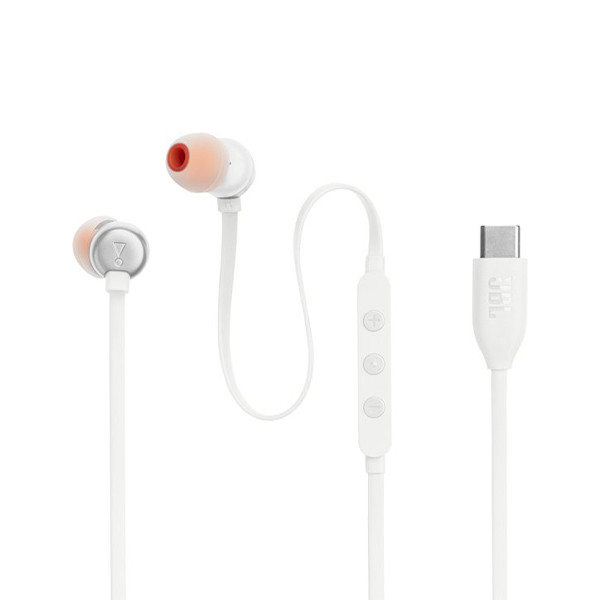 JBL T310C USB-C Wired Earphones - White, mobiles, lebanon, samsung, iphones, new, used, laptops, computers, huawei, phone, mobile prices in lebanon,mobile prices