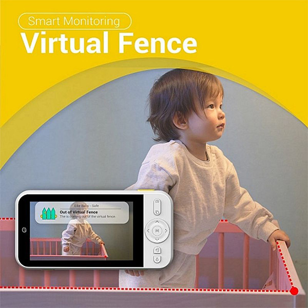 Ellie Baby Monitor, 5" IPS Screen, 1080P HD No WiFi Camera, 6000mA Battery - mobile shop in Hamra, Beirut, Lebanon. New and used phones, iPhone, Samsung, Huawei, Xiaomi, Oppo, Realme, Honor, Google Pixel, tablets, laptops, computers, and accessories. متجر موبايلات في الحمرا، بيروت، لبنان. هواتف جديدة ومستعملة، آيفون، سامسونج، هواوي، شاومي، أوبو، ريلمي، هونر، جوجل بيكسل، أجهزة لوحية، لابتوبات، كمبيوترات، واكسسوارات.