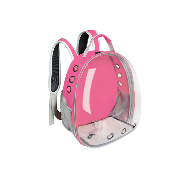 Breathable Pet Cat Dog Carrier Bag Transparent Space Backpack Outdoor Travelling - Pink, mobiles, lebanon, samsung, iphones, new, used, laptops, computers, huawei, phone, mobile prices in lebanon,mobile prices