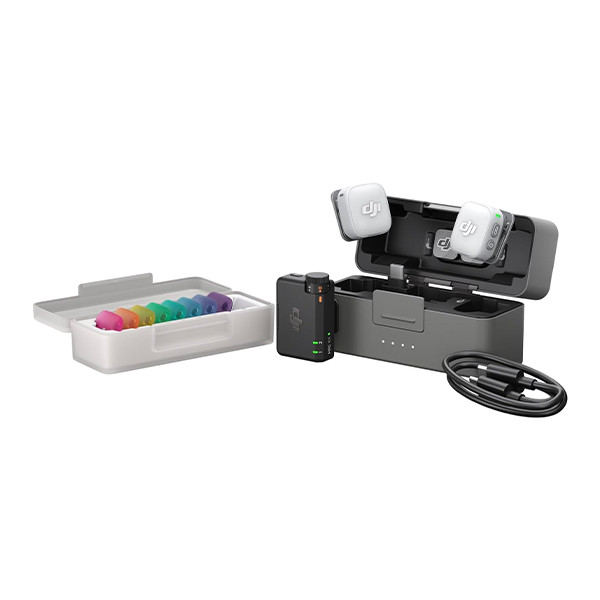 DJI Mic Mini 2 Wireless Microphone Dual - mobile shop in Hamra, Beirut, Lebanon. New and used phones, iPhone, Samsung, Huawei, Xiaomi, Oppo, Realme, Honor, Google Pixel, tablets, laptops, computers, and accessories. متجر موبايلات في الحمرا، بيروت، لبنان. هواتف جديدة ومستعملة، آيفون، سامسونج، هواوي، شاومي، أوبو، ريلمي، هونر، جوجل بيكسل، أجهزة لوحية، لابتوبات، كمبيوترات، واكسسوارات.