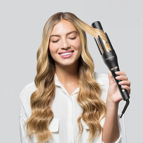 Porodo Lifestyle 2- in-1 Automatic Hair Curler & Straightener - Black - mobile shop in Hamra, Beirut, Lebanon. New and used phones, iPhone, Samsung, Huawei, Xiaomi, Oppo, Realme, Honor, Google Pixel, tablets, laptops, computers, and accessories. متجر موبايلات في الحمرا، بيروت، لبنان. هواتف جديدة ومستعملة، آيفون، سامسونج، هواوي، شاومي، أوبو، ريلمي، هونر، جوجل بيكسل، أجهزة لوحية، لابتوبات، كمبيوترات، واكسسوارات.