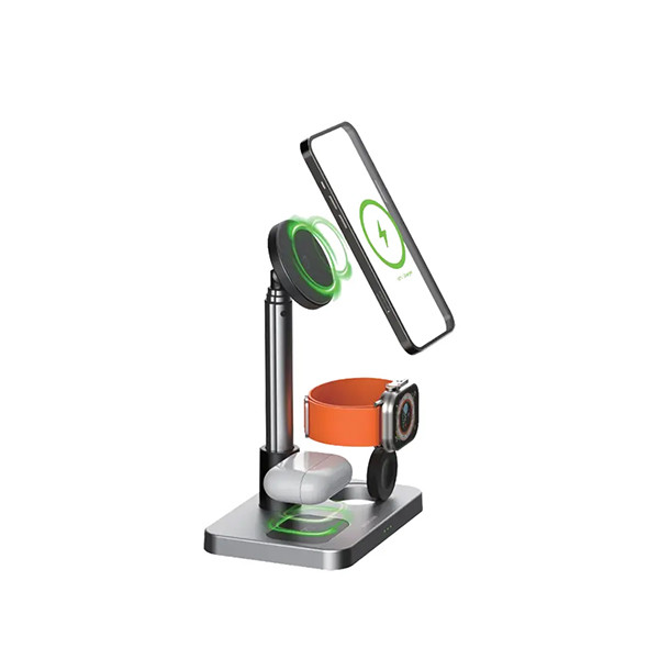 Green Lion Telescopic 3 in 1 Charger Silver, mobiles, lebanon, samsung, iphones, new, used, laptops, computers, huawei, phone, mobile prices in lebanon,mobile prices