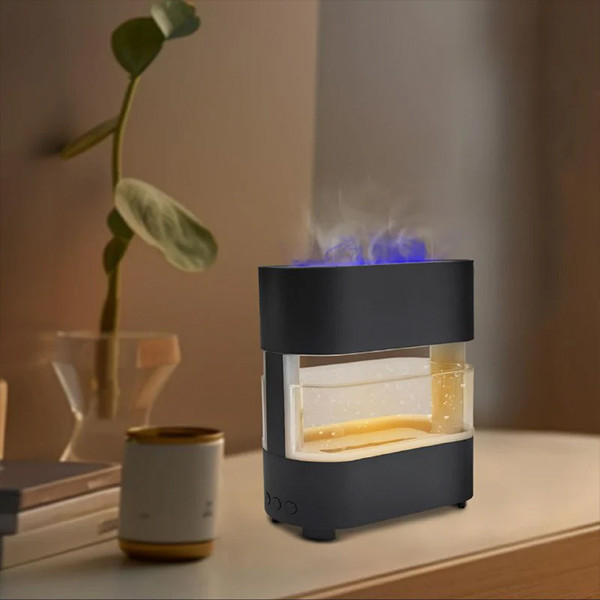 Rain fire Aroma Diffuser 7 colors led night light - mobile shop in Hamra, Beirut, Lebanon. New and used phones, iPhone, Samsung, Huawei, Xiaomi, Oppo, Realme, Honor, Google Pixel, tablets, laptops, computers, and accessories. متجر موبايلات في الحمرا، بيروت، لبنان. هواتف جديدة ومستعملة، آيفون، سامسونج، هواوي، شاومي، أوبو، ريلمي، هونر، جوجل بيكسل، أجهزة لوحية، لابتوبات، كمبيوترات، واكسسوارات.