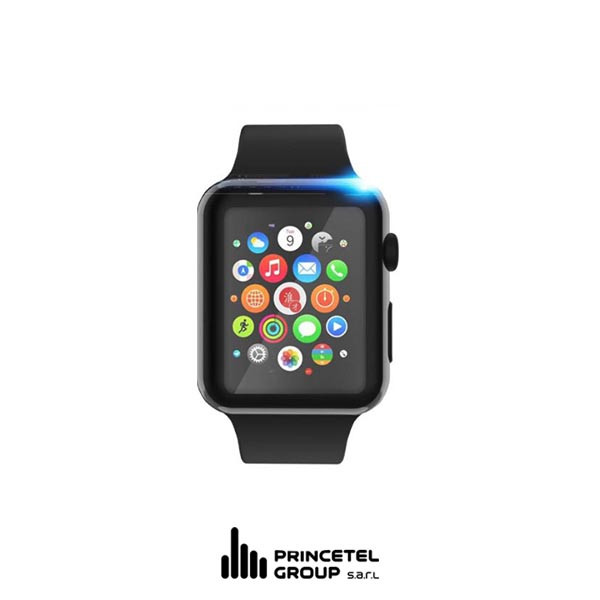 Green Lion 3D HD Glass Screen Protector for Apple Watch 41mm - Black - mobile shop in Hamra, Beirut, Lebanon. New and used phones, iPhone, Samsung, Huawei, Xiaomi, Oppo, Realme, Honor, Google Pixel, tablets, laptops, computers, and accessories. متجر موبايلات في الحمرا، بيروت، لبنان. هواتف جديدة ومستعملة، آيفون، سامسونج، هواوي، شاومي، أوبو، ريلمي، هونر، جوجل بيكسل، أجهزة لوحية، لابتوبات، كمبيوترات، واكسسوارات.