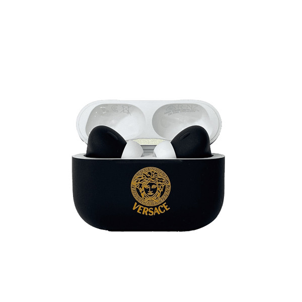 Apple Airpods Pro 2 Type-C Black Versace Limited Edition, mobiles, lebanon, samsung, iphones, new, used, laptops, computers, huawei, phone, mobile prices in lebanon,mobile prices