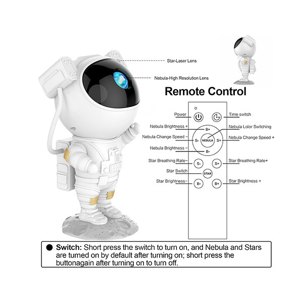 Astronaut Robot Sky Space Star Galaxy Projector - mobile shop in Hamra, Beirut, Lebanon. New and used phones, iPhone, Samsung, Huawei, Xiaomi, Oppo, Realme, Honor, Google Pixel, tablets, laptops, computers, and accessories. متجر موبايلات في الحمرا، بيروت، لبنان. هواتف جديدة ومستعملة، آيفون، سامسونج، هواوي، شاومي، أوبو، ريلمي، هونر، جوجل بيكسل، أجهزة لوحية، لابتوبات، كمبيوترات، واكسسوارات.