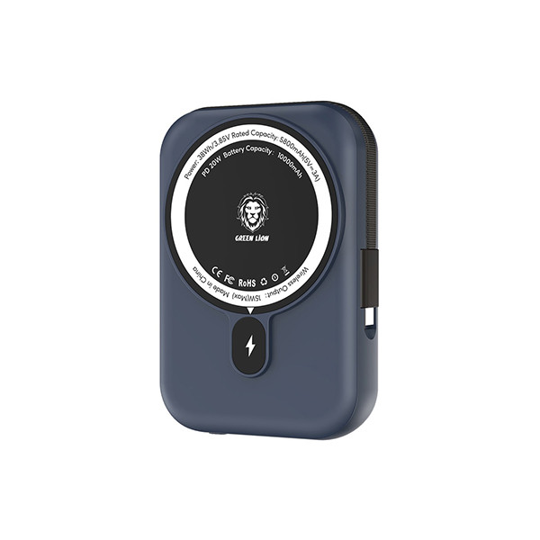 Green Lion Monaco Magsafe  10000mah Power Bank -  Dark Blue, mobiles, lebanon, samsung, iphones, new, used, laptops, computers, huawei, phone, mobile prices in lebanon,mobile prices