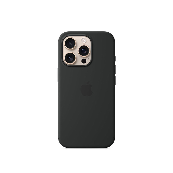 Apple iPhone 16 Pro Silicone Case with  MagSafe - Black, mobiles, lebanon, samsung, iphones, new, used, laptops, computers, huawei, phone, mobile prices in lebanon,mobile prices