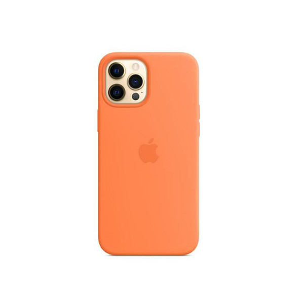 Genuine Apple iPhone 12 Pro Max Silicone MagSafe Case - Kumquat, mobiles, lebanon, samsung, iphones, new, used, laptops, computers, huawei, phone, mobile prices in lebanon,mobile prices