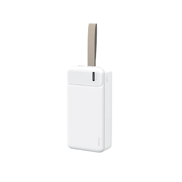 Recci rpb-n38 typec 2usb powerbank 30.000mah, white, mobiles, lebanon, samsung, iphones, new, used, laptops, computers, huawei, phone, mobile prices in lebanon,mobile prices