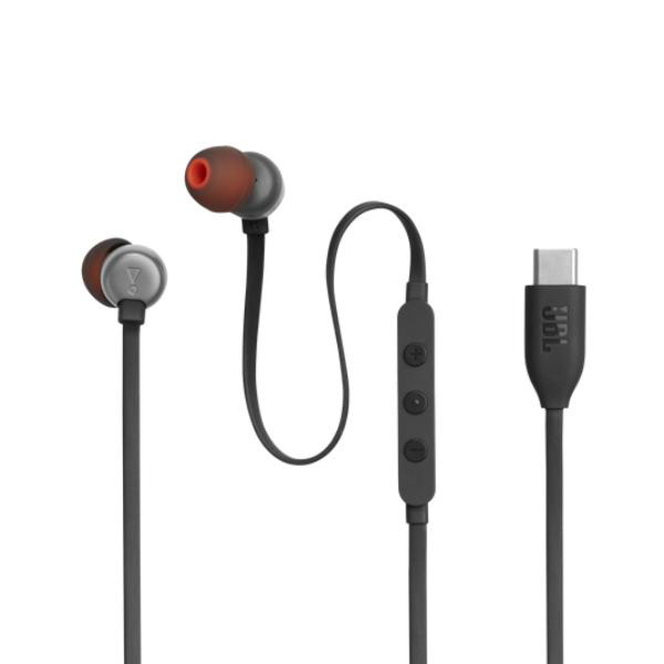 JBL T310C USB-C Wired Earphones - Black, mobiles, lebanon, samsung, iphones, new, used, laptops, computers, huawei, phone, mobile prices in lebanon,mobile prices