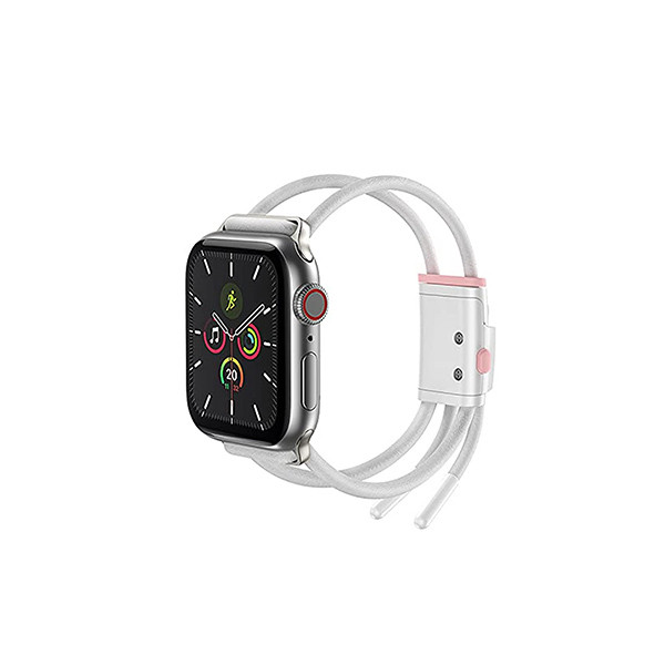 Baseus Lets Go Cord Watch Strap For Apple Watch s3/4/5 38/40mm White & Pink, mobiles, lebanon, samsung, iphones, new, used, laptops, computers, huawei, phone, mobile prices in lebanon,mobile prices