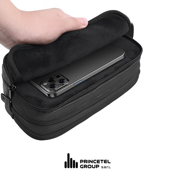 Green Lion Elegant Pouch, Easy for Carrying, Suitable for Outdoor, Business, Office, School - Black - mobile shop in Hamra, Beirut, Lebanon. New and used phones, iPhone, Samsung, Huawei, Xiaomi, Oppo, Realme, Honor, Google Pixel, tablets, laptops, computers, and accessories. متجر موبايلات في الحمرا، بيروت، لبنان. هواتف جديدة ومستعملة، آيفون، سامسونج، هواوي، شاومي، أوبو، ريلمي، هونر، جوجل بيكسل، أجهزة لوحية، لابتوبات، كمبيوترات، واكسسوارات.