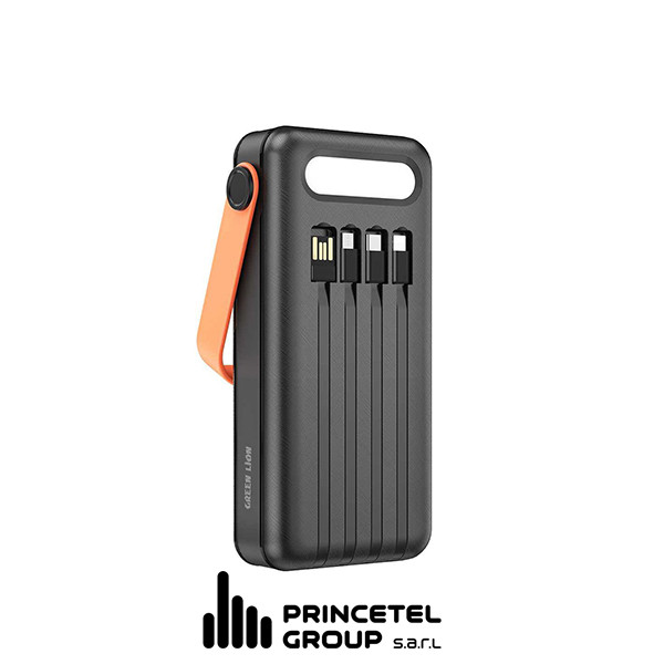 Green Lion Solar Portable  Power Bank 30000mAh - Black - mobile shop in Hamra, Beirut, Lebanon. New and used phones, iPhone, Samsung, Huawei, Xiaomi, Oppo, Realme, Honor, Google Pixel, tablets, laptops, computers, and accessories. متجر موبايلات في الحمرا، بيروت، لبنان. هواتف جديدة ومستعملة، آيفون، سامسونج، هواوي، شاومي، أوبو، ريلمي، هونر، جوجل بيكسل، أجهزة لوحية، لابتوبات، كمبيوترات، واكسسوارات.