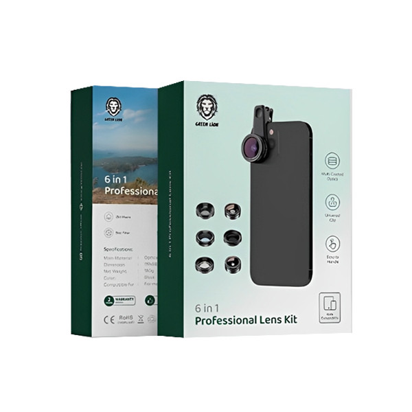 Green Lion 6 in 1 Professional Lens Kit Black, mobiles, lebanon, samsung, iphones, new, used, laptops, computers, huawei, phone, mobile prices in lebanon,mobile prices