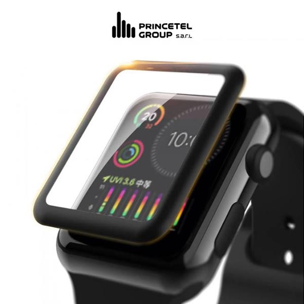 Green Lion 3D HD Glass Screen Protector for Apple Watch 41mm - Black - mobile shop in Hamra, Beirut, Lebanon. New and used phones, iPhone, Samsung, Huawei, Xiaomi, Oppo, Realme, Honor, Google Pixel, tablets, laptops, computers, and accessories. متجر موبايلات في الحمرا، بيروت، لبنان. هواتف جديدة ومستعملة، آيفون، سامسونج، هواوي، شاومي، أوبو، ريلمي، هونر، جوجل بيكسل، أجهزة لوحية، لابتوبات، كمبيوترات، واكسسوارات.