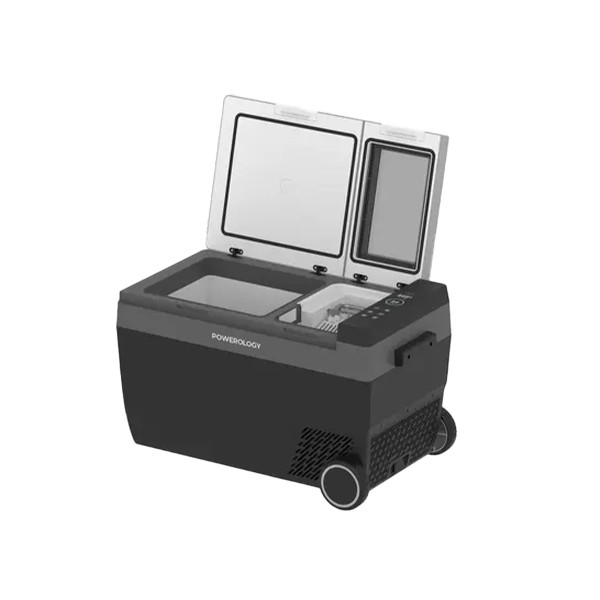 Powerology 90W Portable Car Refrigerator  with Ice Maker and Wheel, mobiles, lebanon, samsung, iphones, new, used, laptops, computers, huawei, phone, mobile prices in lebanon,mobile prices