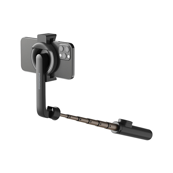 Porodo Magnetic Selfie Stick 64.5cm Extendable with 3 Leg Tripod and Remote Control - Black - mobile shop in Hamra, Beirut, Lebanon. New and used phones, iPhone, Samsung, Huawei, Xiaomi, Oppo, Realme, Honor, Google Pixel, tablets, laptops, computers, and accessories. متجر موبايلات في الحمرا، بيروت، لبنان. هواتف جديدة ومستعملة، آيفون، سامسونج، هواوي، شاومي، أوبو، ريلمي، هونر، جوجل بيكسل، أجهزة لوحية، لابتوبات، كمبيوترات، واكسسوارات.