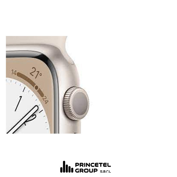 Apple Watch S8 Starlight 45 Mm - mobile shop in Hamra, Beirut, Lebanon. New and used phones, iPhone, Samsung, Huawei, Xiaomi, Oppo, Realme, Honor, Google Pixel, tablets, laptops, computers, and accessories. متجر موبايلات في الحمرا، بيروت، لبنان. هواتف جديدة ومستعملة، آيفون، سامسونج، هواوي، شاومي، أوبو، ريلمي، هونر، جوجل بيكسل، أجهزة لوحية، لابتوبات، كمبيوترات، واكسسوارات.