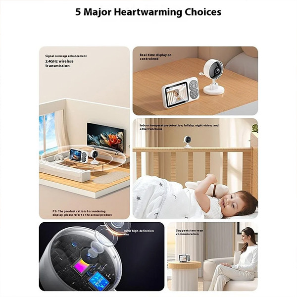 Yesido KM26 Baby Monitor Camera - mobile shop in Hamra, Beirut, Lebanon. New and used phones, iPhone, Samsung, Huawei, Xiaomi, Oppo, Realme, Honor, Google Pixel, tablets, laptops, computers, and accessories. متجر موبايلات في الحمرا، بيروت، لبنان. هواتف جديدة ومستعملة، آيفون، سامسونج، هواوي، شاومي، أوبو، ريلمي، هونر، جوجل بيكسل، أجهزة لوحية، لابتوبات، كمبيوترات، واكسسوارات.