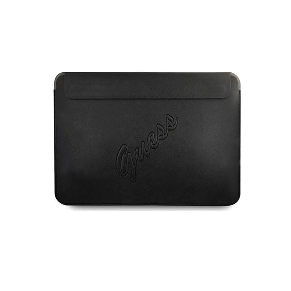 Guess sleeve GUCS13PUSASBK 13" black Saffiano Script for Macbook, mobiles, lebanon, samsung, iphones, new, used, laptops, computers, huawei, phone, mobile prices in lebanon,mobile prices