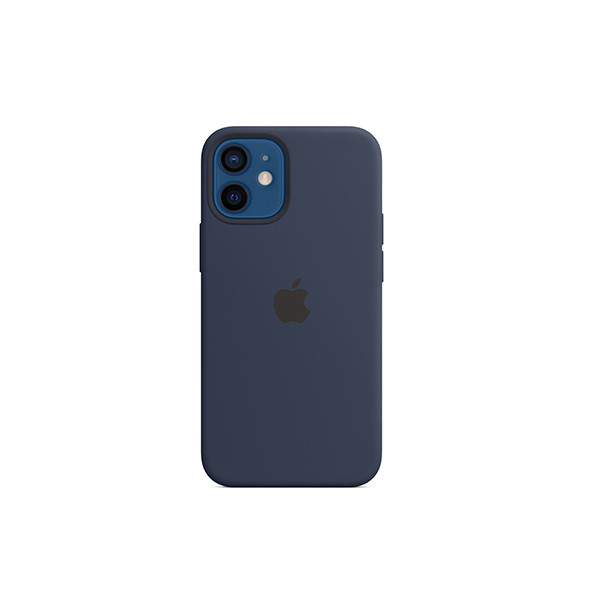 Apple Original Iphone 12 Mini Silicone Case Deep Navy With Magsafe, mobiles, lebanon, samsung, iphones, new, used, laptops, computers, huawei, phone, mobile prices in lebanon,mobile prices