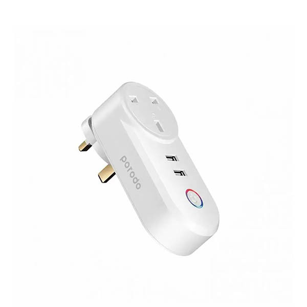Porodo Smart Wi-Fi Plug With USB Charger, mobiles, lebanon, samsung, iphones, new, used, laptops, computers, huawei, phone, mobile prices in lebanon,mobile prices