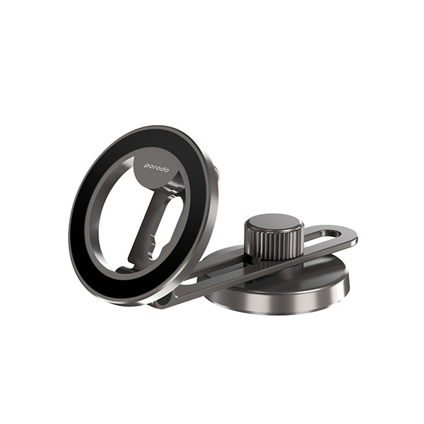 Porodo Magesafe Magnet  Mount with Double folding and 360 " rotation -  Black, mobiles, lebanon, samsung, iphones, new, used, laptops, computers, huawei, phone, mobile prices in lebanon,mobile prices