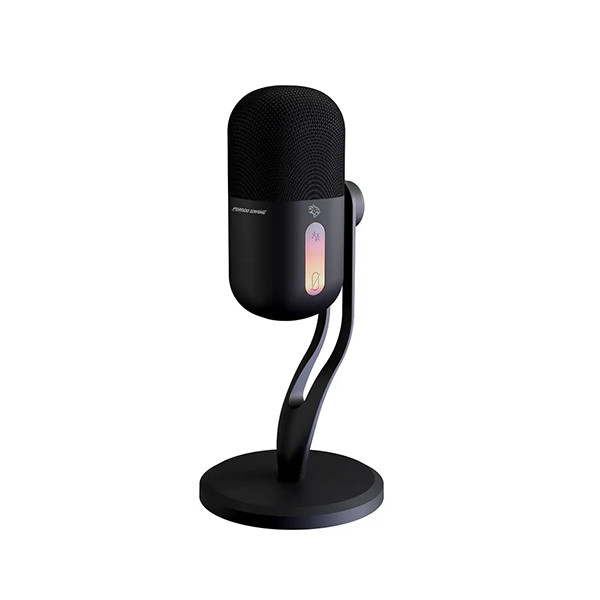 Porodo Gaming Elyx USB Condenser Microphone with RGB Lights - Black, mobiles, lebanon, samsung, iphones, new, used, laptops, computers, huawei, phone, mobile prices in lebanon,mobile prices