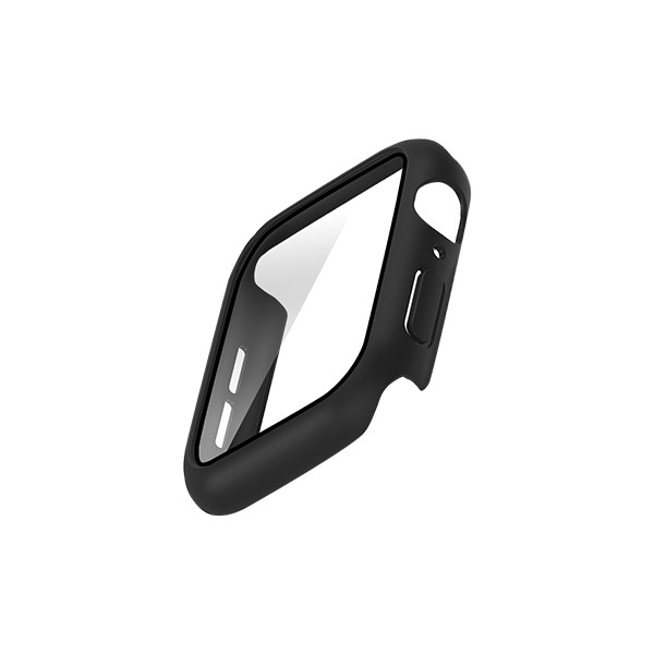 Viva Madrid Fina Slim Apple Watch Case with 9H Tempered Glass Shield 41 MM seires 7 - Black, mobiles, lebanon, samsung, iphones, new, used, laptops, computers, huawei, phone, mobile prices in lebanon,mobile prices