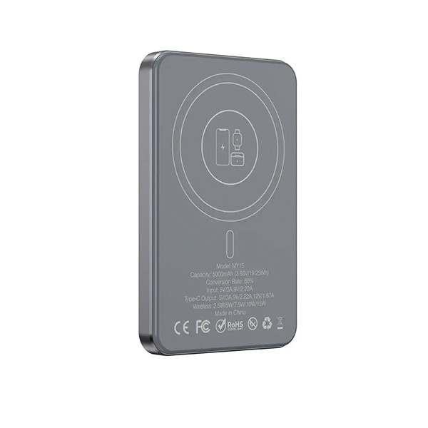 Green Lion G Mag 3 IN 1 5000mAh Power Bank PD  20W - Black - mobile shop in Hamra, Beirut, Lebanon. New and used phones, iPhone, Samsung, Huawei, Xiaomi, Oppo, Realme, Honor, Google Pixel, tablets, laptops, computers, and accessories. متجر موبايلات في الحمرا، بيروت، لبنان. هواتف جديدة ومستعملة، آيفون، سامسونج، هواوي، شاومي، أوبو، ريلمي، هونر، جوجل بيكسل، أجهزة لوحية، لابتوبات، كمبيوترات، واكسسوارات.