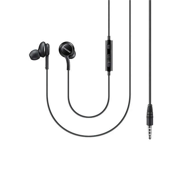 Samsung 3.5mm Earphones  Black - mobile shop in Hamra, Beirut, Lebanon. New and used phones, iPhone, Samsung, Huawei, Xiaomi, Oppo, Realme, Honor, Google Pixel, tablets, laptops, computers, and accessories. متجر موبايلات في الحمرا، بيروت، لبنان. هواتف جديدة ومستعملة، آيفون، سامسونج، هواوي، شاومي، أوبو، ريلمي، هونر، جوجل بيكسل، أجهزة لوحية، لابتوبات، كمبيوترات، واكسسوارات.