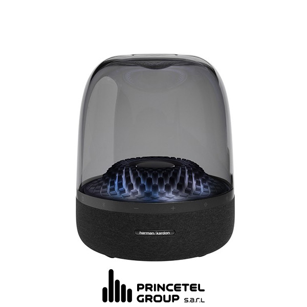 Harman Kardon Aura Studio 4 Bluetooth Home Speaker - mobile shop in Hamra, Beirut, Lebanon. New and used phones, iPhone, Samsung, Huawei, Xiaomi, Oppo, Realme, Honor, Google Pixel, tablets, laptops, computers, and accessories. متجر موبايلات في الحمرا، بيروت، لبنان. هواتف جديدة ومستعملة، آيفون، سامسونج، هواوي، شاومي، أوبو، ريلمي، هونر، جوجل بيكسل، أجهزة لوحية، لابتوبات، كمبيوترات، واكسسوارات.