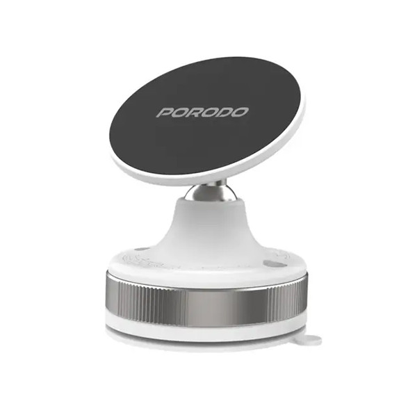 Porodo 360° Rotatable Adjustable Magnetic Vacuum Suction Holder - White, mobiles, lebanon, samsung, iphones, new, used, laptops, computers, huawei, phone, mobile prices in lebanon,mobile prices
