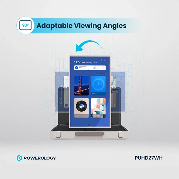 Powerology 27 Android 1gb + 8gb 38400 Mah Google Tv For Outdoors With Caryy Case - mobile shop in Hamra, Beirut, Lebanon. New and used phones, iPhone, Samsung, Huawei, Xiaomi, Oppo, Realme, Honor, Google Pixel, tablets, laptops, computers, and accessories. متجر موبايلات في الحمرا، بيروت، لبنان. هواتف جديدة ومستعملة، آيفون، سامسونج، هواوي، شاومي، أوبو، ريلمي، هونر، جوجل بيكسل، أجهزة لوحية، لابتوبات، كمبيوترات، واكسسوارات.