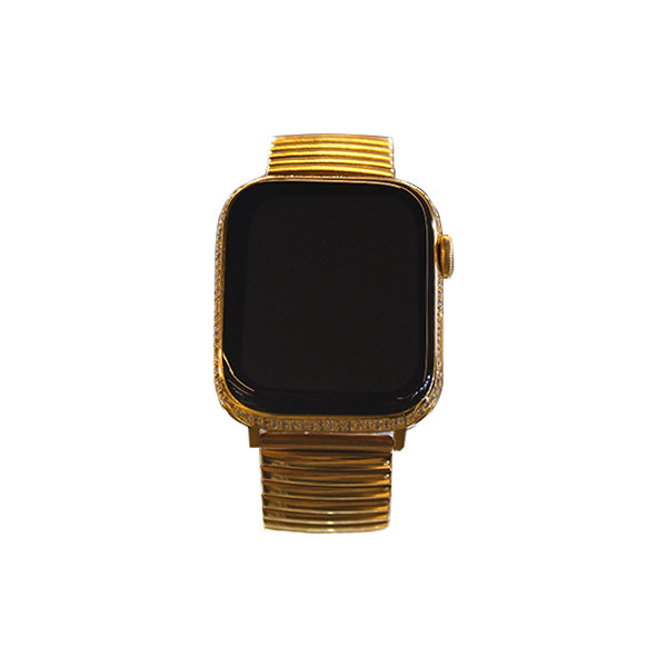 Apple Watch S7 45mm Full Gold Swarovski Design, mobiles, lebanon, samsung, iphones, new, used, laptops, computers, huawei, phone, mobile prices in lebanon,mobile prices