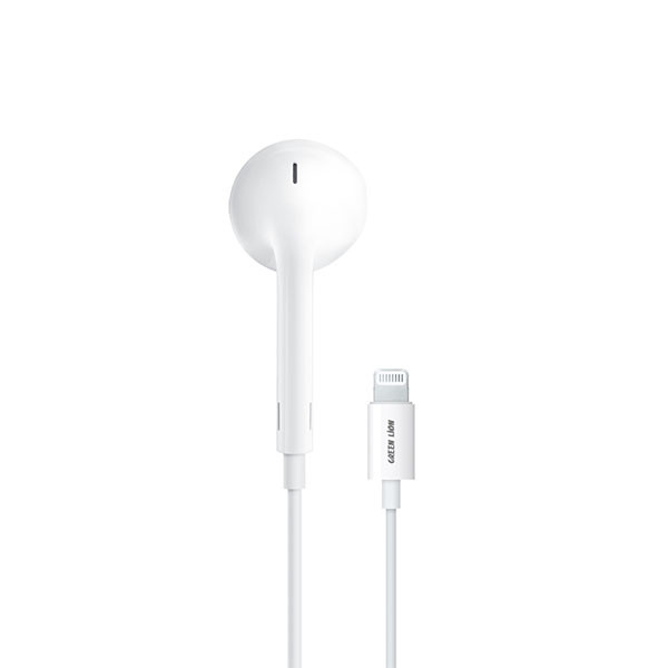 Green Lion Mono Earphone with lightning connector, mobiles, lebanon, samsung, iphones, new, used, laptops, computers, huawei, phone, mobile prices in lebanon,mobile prices