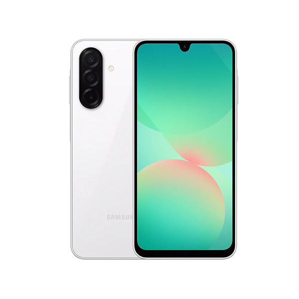 Samsung Galaxy A26 White 6Ram 256GB - mobile shop in Hamra, Beirut, Lebanon. New and used phones, iPhone, Samsung, Huawei, Xiaomi, Oppo, Realme, Honor, Google Pixel, tablets, laptops, computers, and accessories. متجر موبايلات في الحمرا، بيروت، لبنان. هواتف جديدة ومستعملة، آيفون، سامسونج، هواوي، شاومي، أوبو، ريلمي، هونر، جوجل بيكسل، أجهزة لوحية، لابتوبات، كمبيوترات، واكسسوارات.