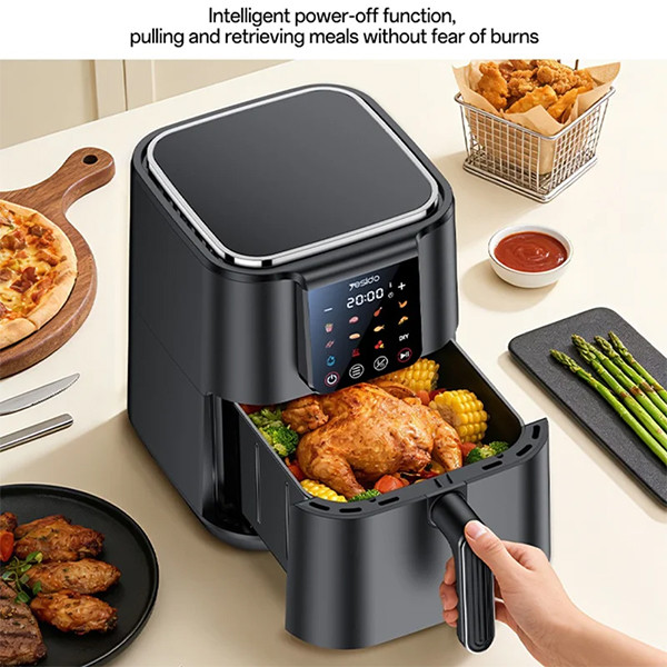 Yesido Air Fryer EC35 6L Air Fryer 1500W 12 Preset Menus Touchscreen NTC - mobile shop in Hamra, Beirut, Lebanon. New and used phones, iPhone, Samsung, Huawei, Xiaomi, Oppo, Realme, Honor, Google Pixel, tablets, laptops, computers, and accessories. متجر موبايلات في الحمرا، بيروت، لبنان. هواتف جديدة ومستعملة، آيفون، سامسونج، هواوي، شاومي، أوبو، ريلمي، هونر، جوجل بيكسل، أجهزة لوحية، لابتوبات، كمبيوترات، واكسسوارات.