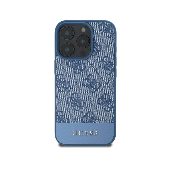Guess Leather Case For Iphone 16 Pro Max Blue, mobiles, lebanon, samsung, iphones, new, used, laptops, computers, huawei, phone, mobile prices in lebanon,mobile prices
